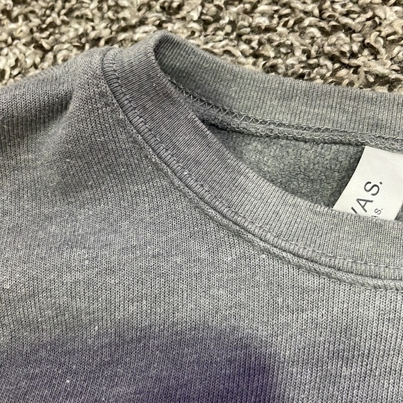 plain gray sweatshirt - Picture 2 of 3